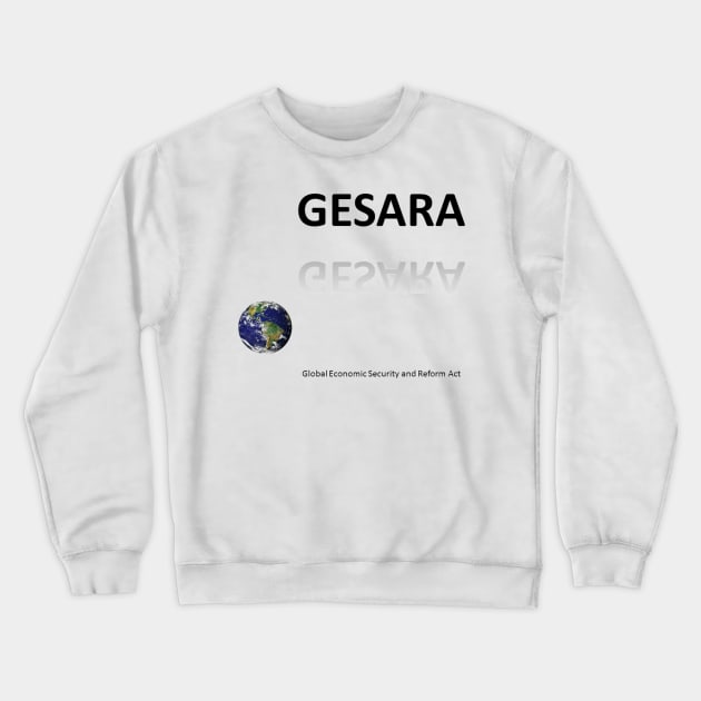 GESARA Mask, Mug, Pin, Pillow Crewneck Sweatshirt by DeniseMorgan